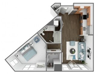 A4 Floor plan layout
