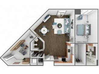 A6 Floor plan layout
