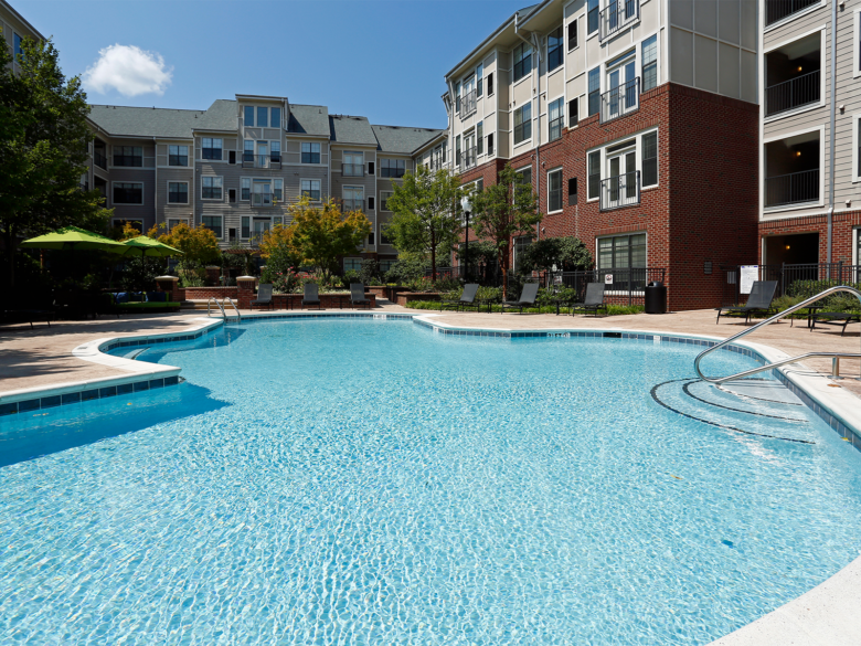 resort style pool