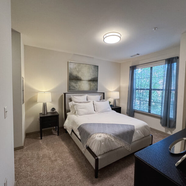 furnished bedroom