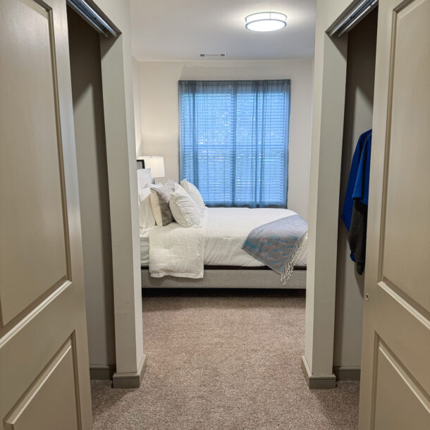 furnished bedroom