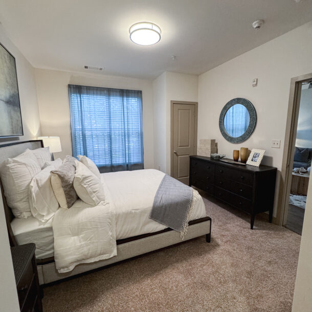 furnished bedroom